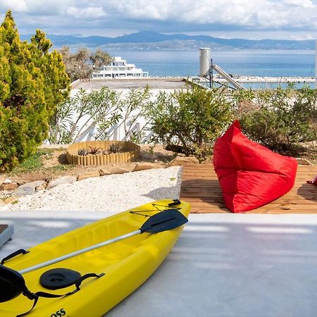 Splash With Amazing Sea Views In Piso Livadi Ngoại thất bức ảnh