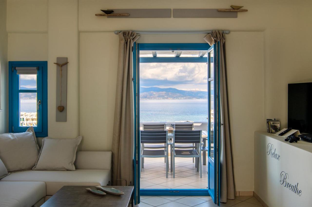 Splash With Amazing Sea Views In Piso Livadi Ngoại thất bức ảnh
